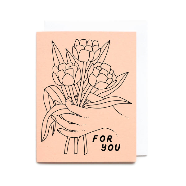 For You Flowers Card - DIGS