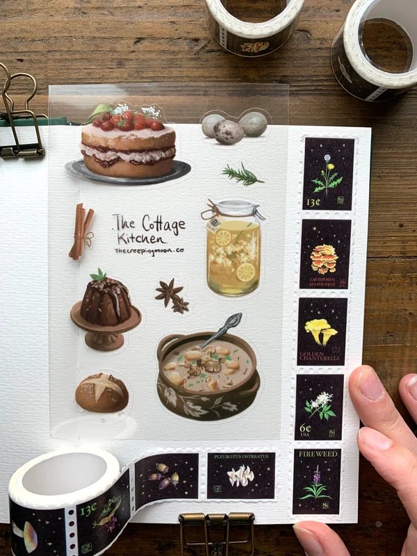 Foraging Stamp Washi Tape - DIGS