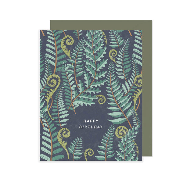 Forest Fern Birthday Card - DIGS