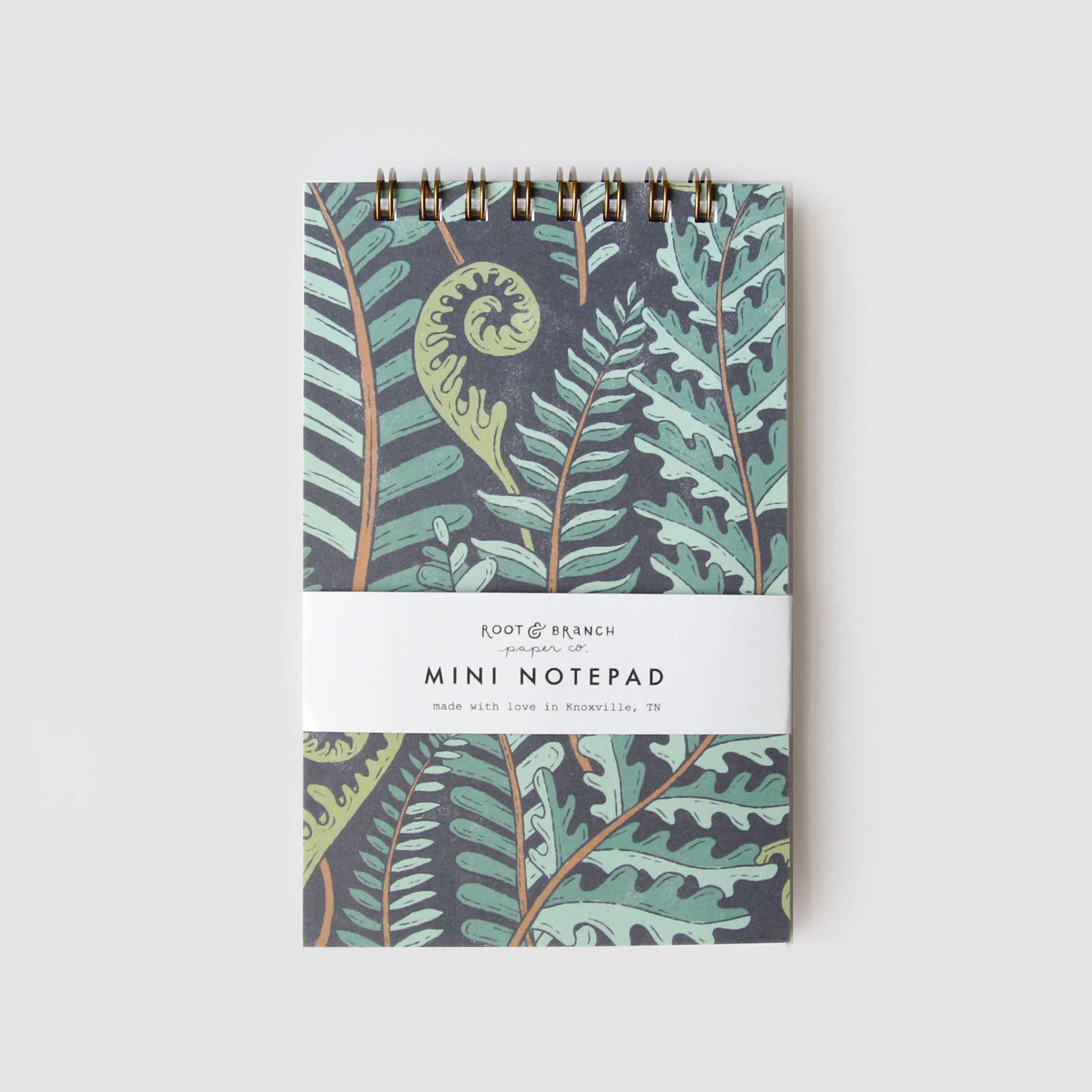 Forest Fern Mini Spiral Notepad - DIGS