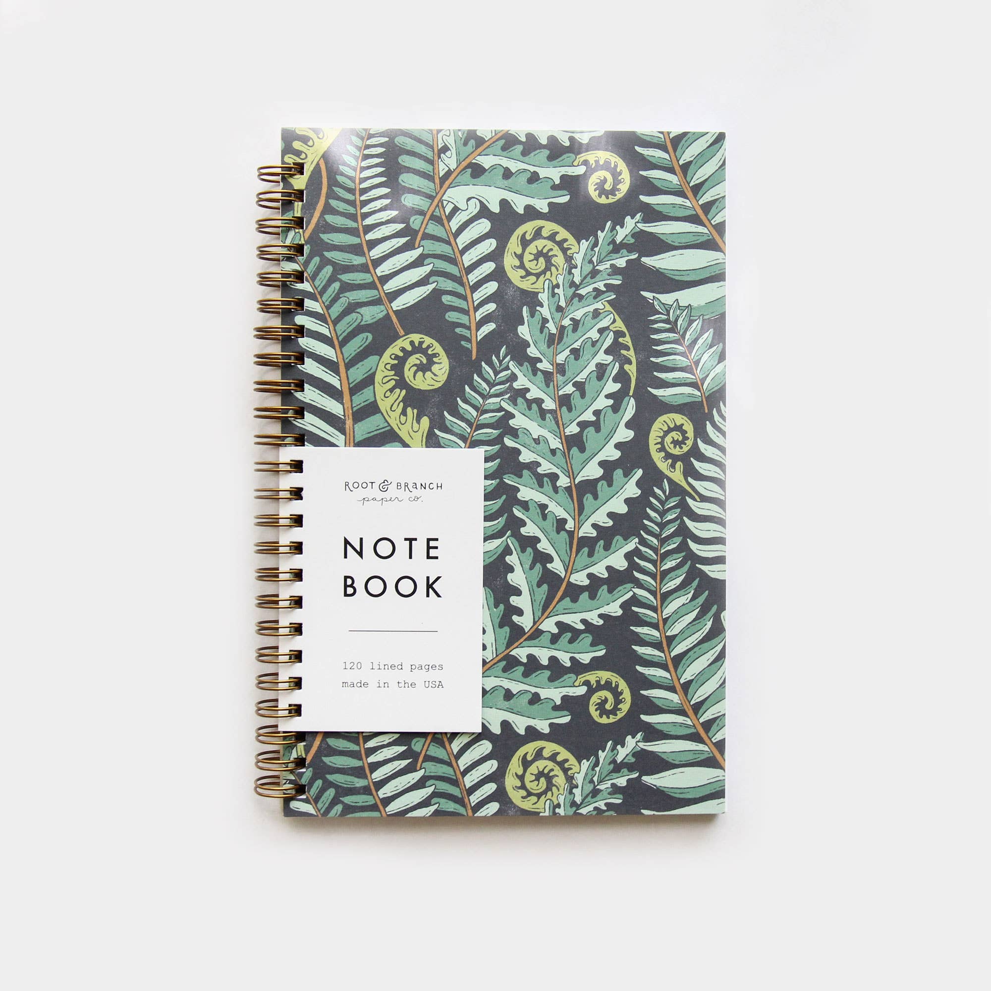 Forest Fern Spiral Bound Notebook - DIGS