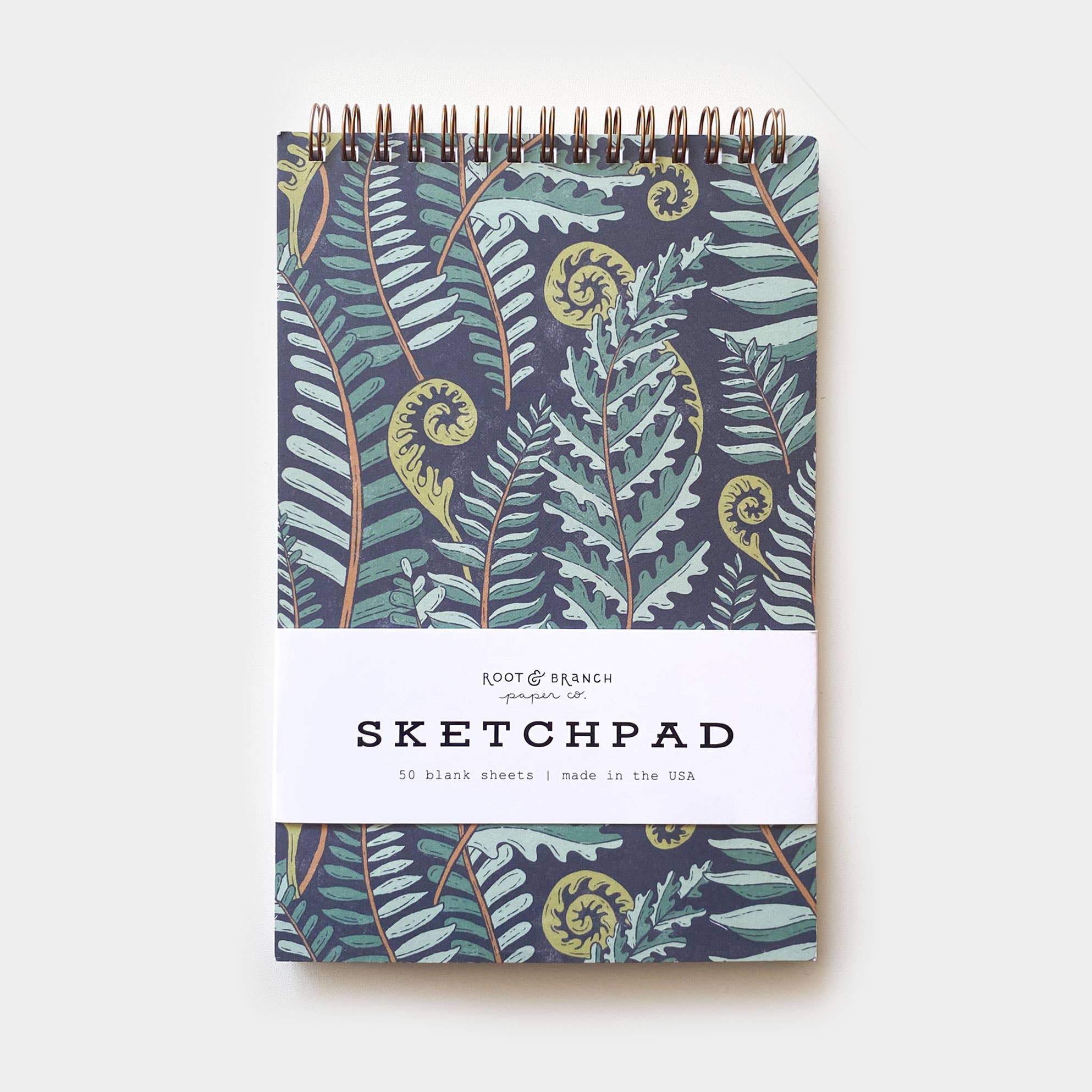 Forest Fern Spiral Bound Sketchpad - DIGS