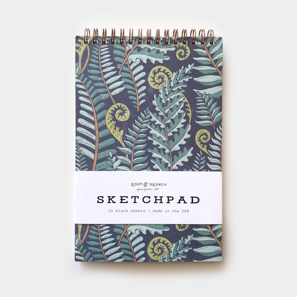 Forest Fern Spiral Bound Sketchpad - DIGS