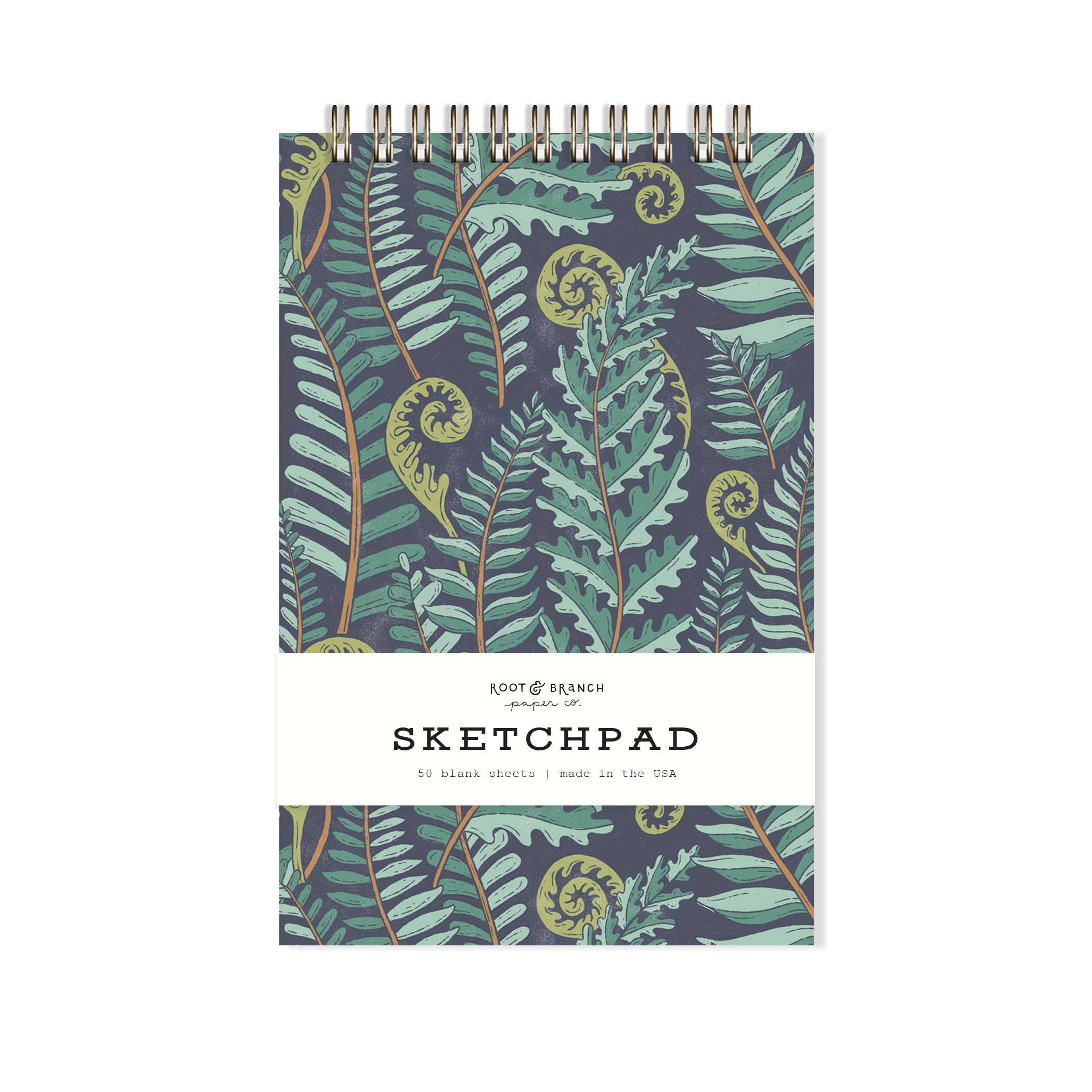 Forest Fern Spiral Bound Sketchpad - DIGS