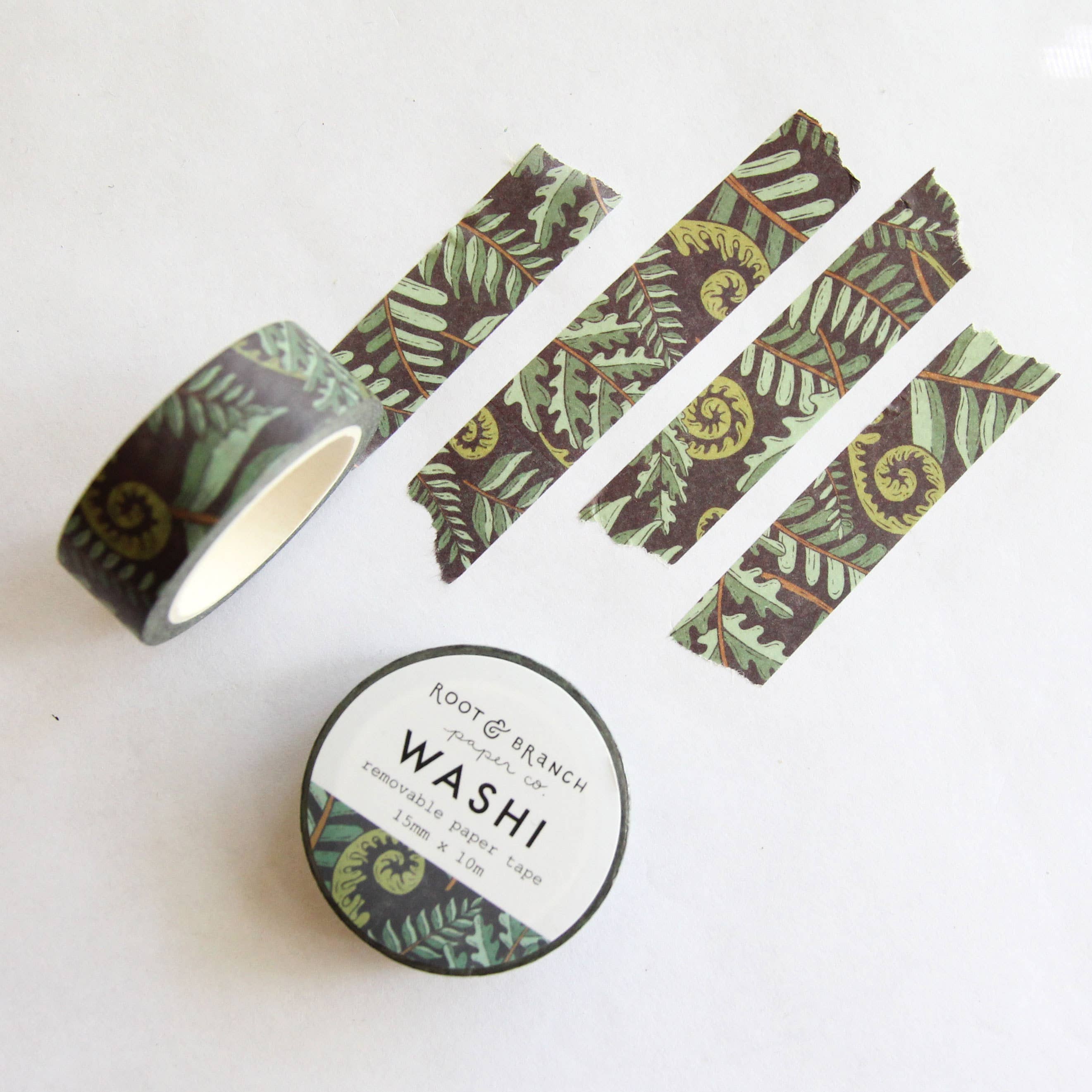 Forest Fern Washi Tape - DIGS