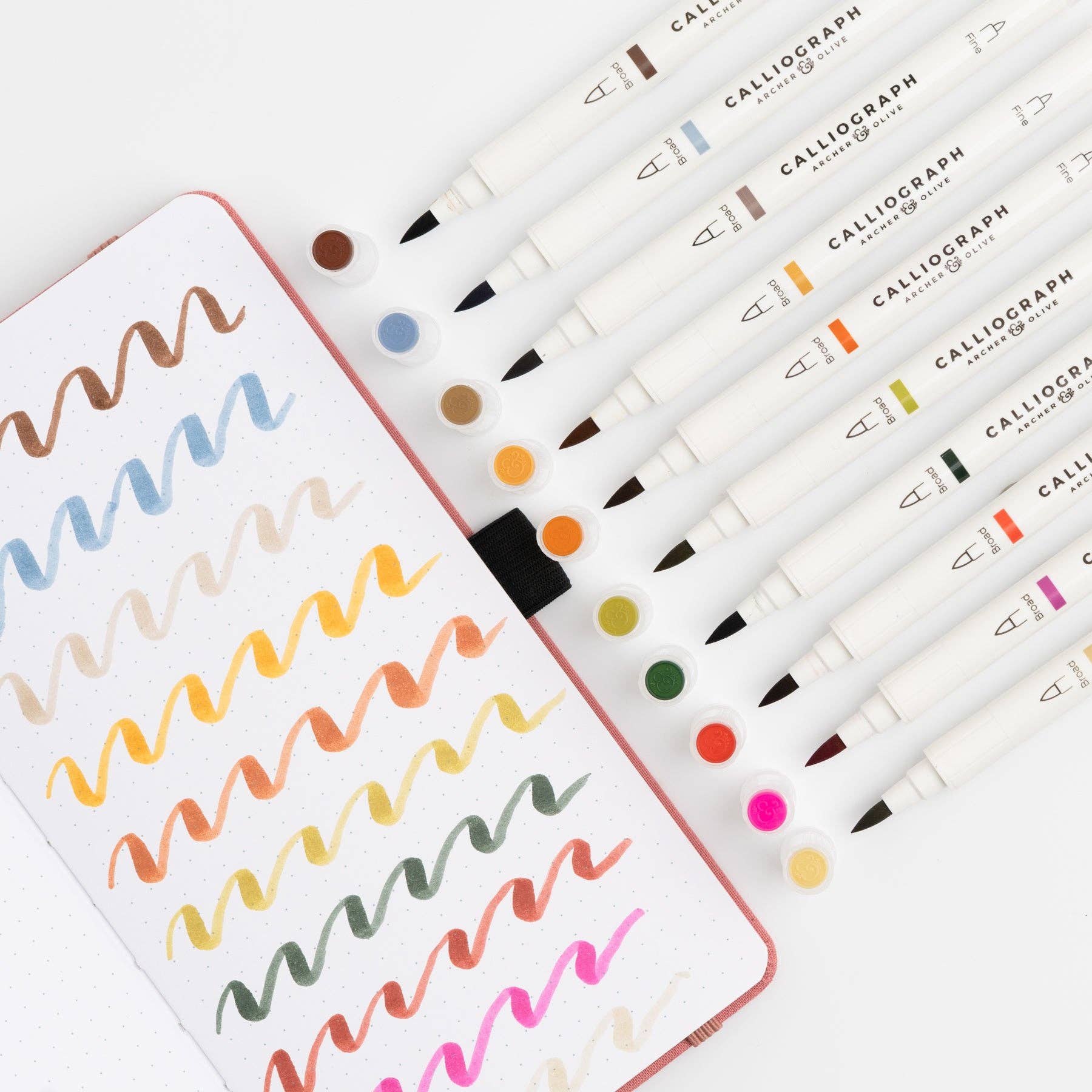 Forest Findings Set/10 Calliograph Pens - DIGS