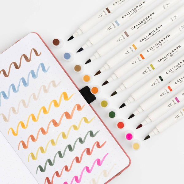 Forest Findings Set/10 Calliograph Pens - DIGS