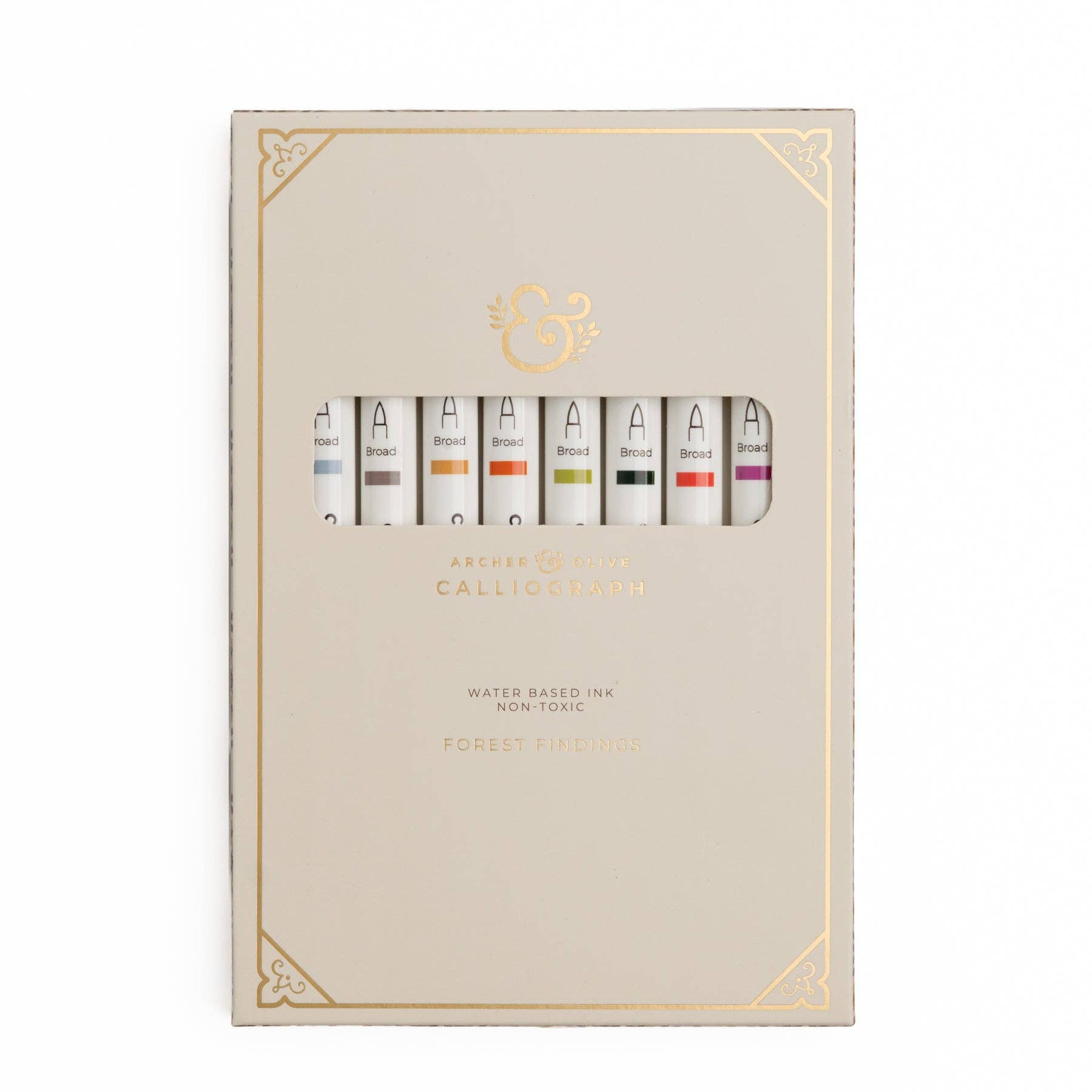 Forest Findings Set/10 Calliograph Pens - DIGS