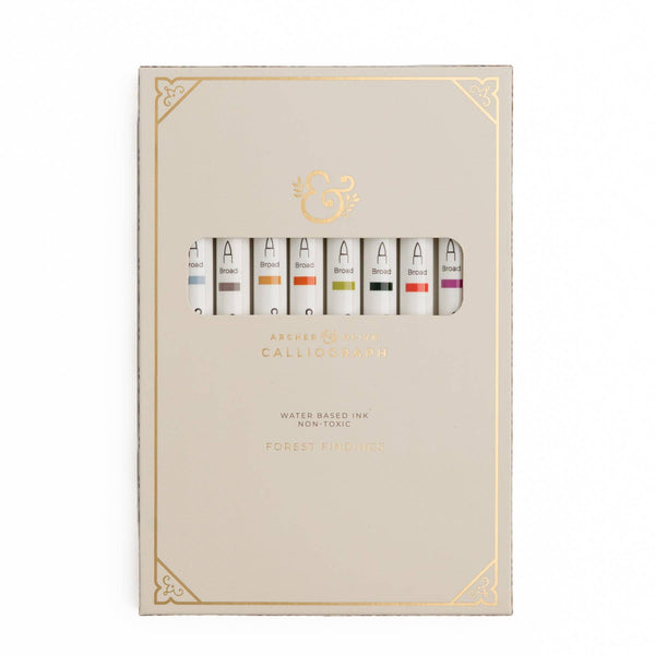 Forest Findings Set/10 Calliograph Pens - DIGS
