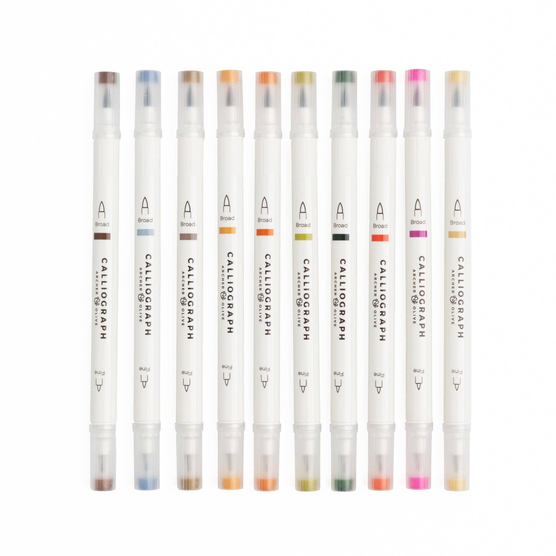 Forest Findings Set/10 Calliograph Pens - DIGS