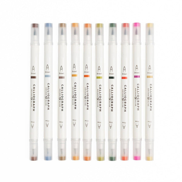 Forest Findings Set/10 Calliograph Pens - DIGS