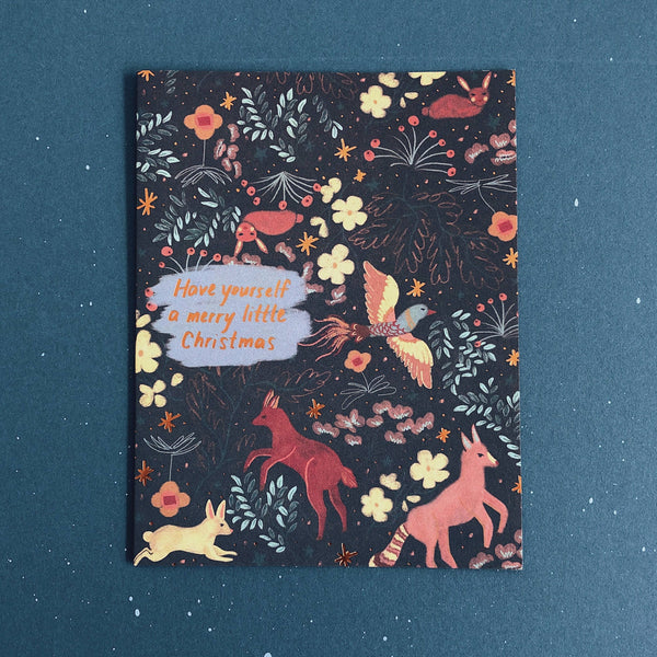 Forest Flora & Fauna Holiday Card - DIGS