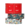 Forest Mushrooms Christmas Paper Tape - DIGS