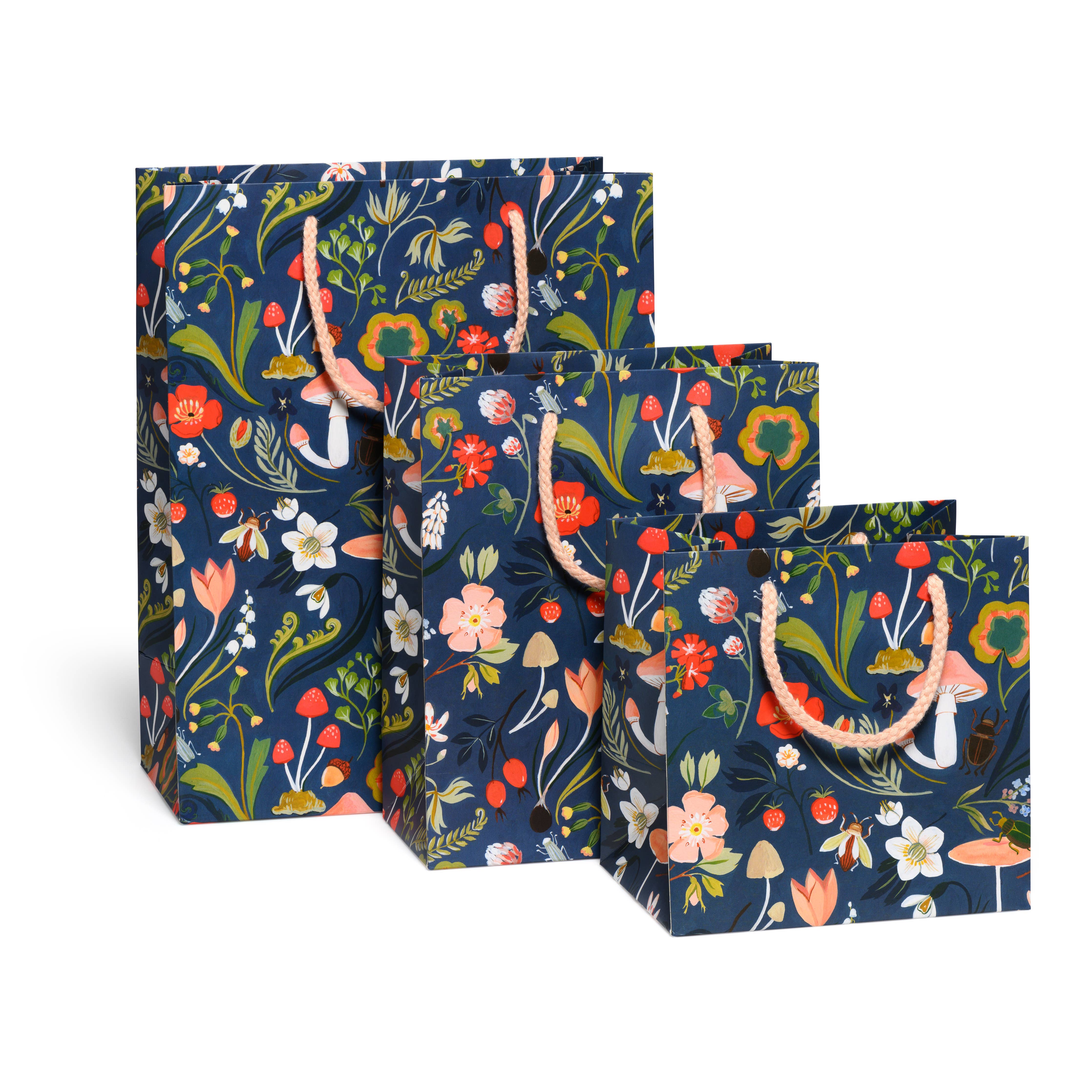 Forest Treasures Blue Gift Bags - DIGS