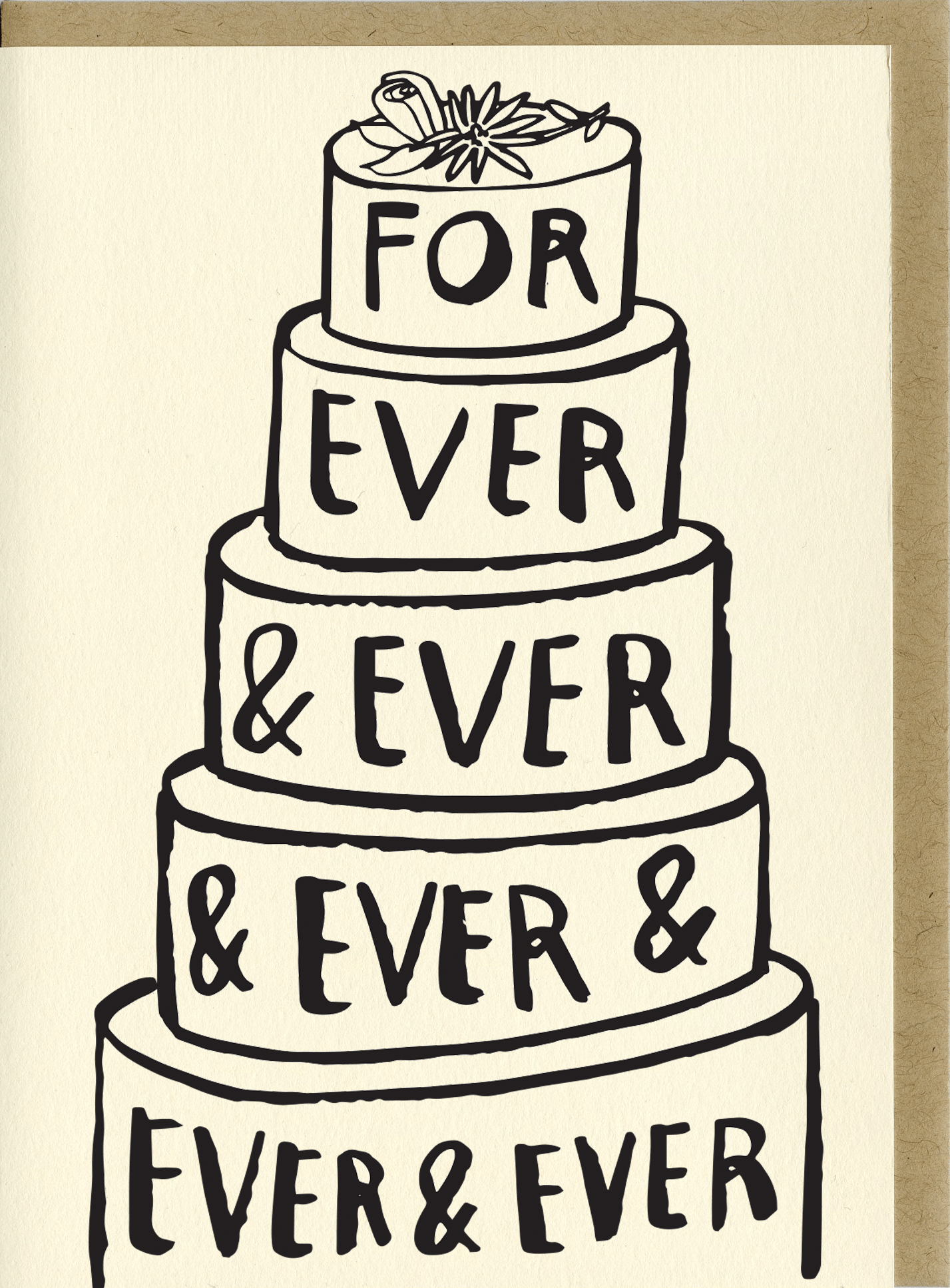 Forever and Ever Cake Card - DIGS