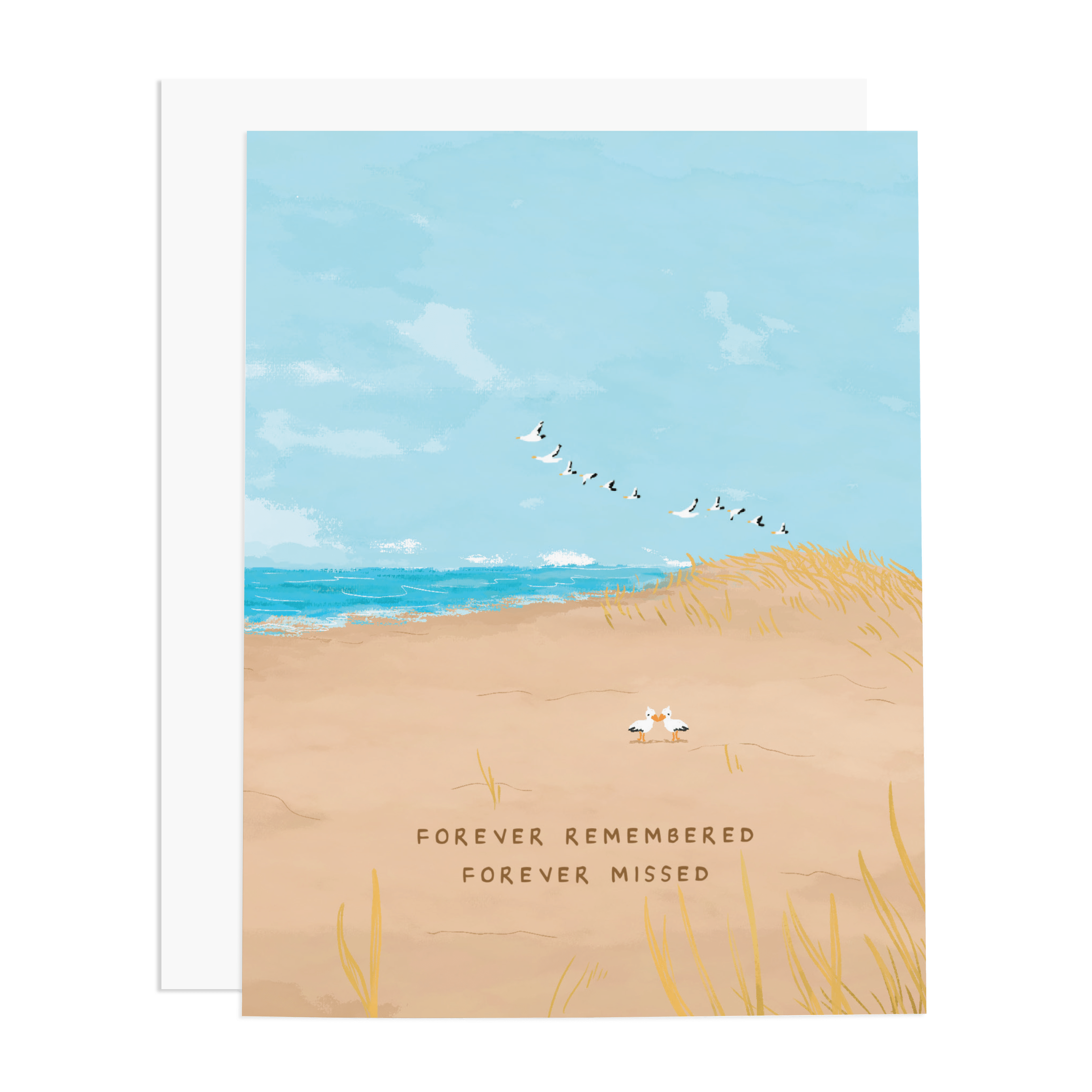 Forever Remembered Sympathy Card - DIGS