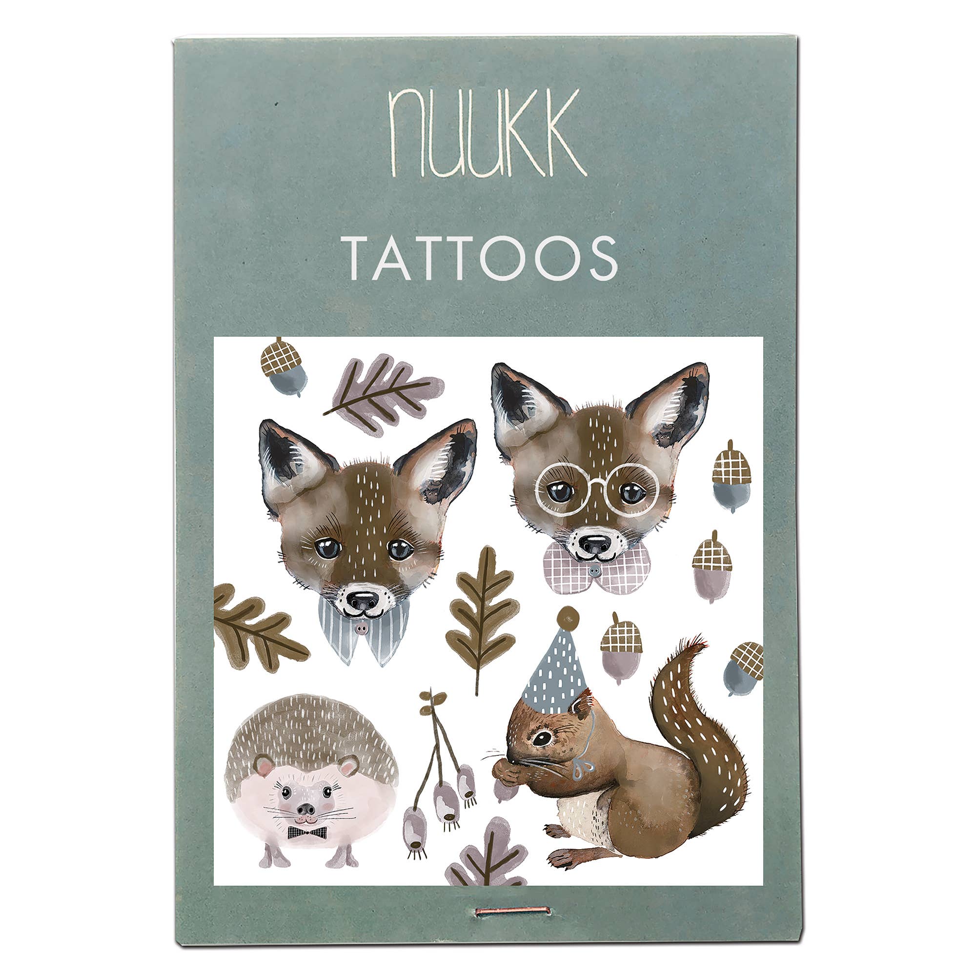 Fox and Squirrel Tattoo Sheet - DIGS
