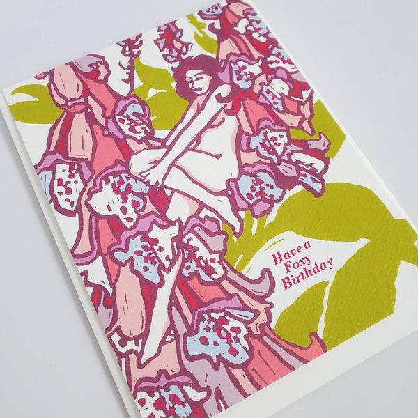 Foxy Birthday Card - DIGS