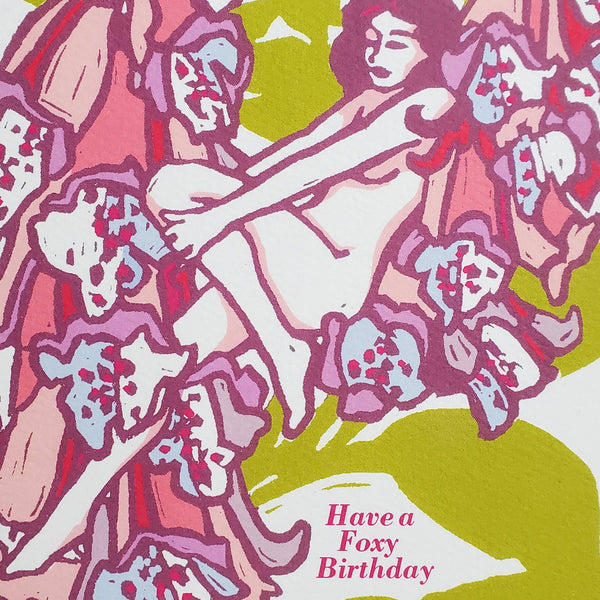 Foxy Birthday Card - DIGS