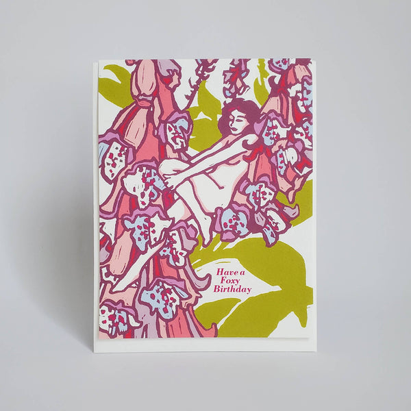 Foxy Birthday Card - DIGS