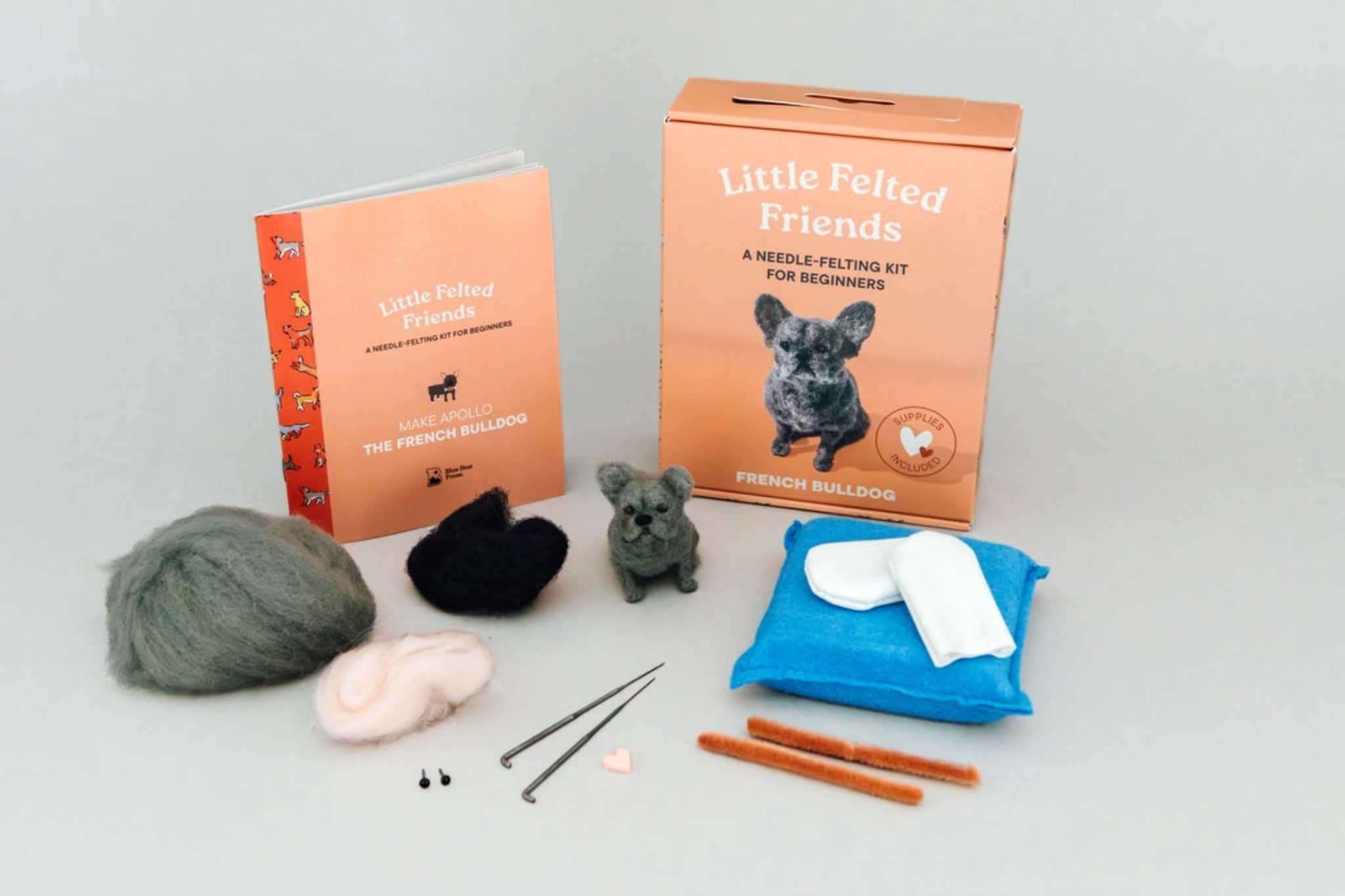 French Bulldog Needle-Felting Kit - DIGS