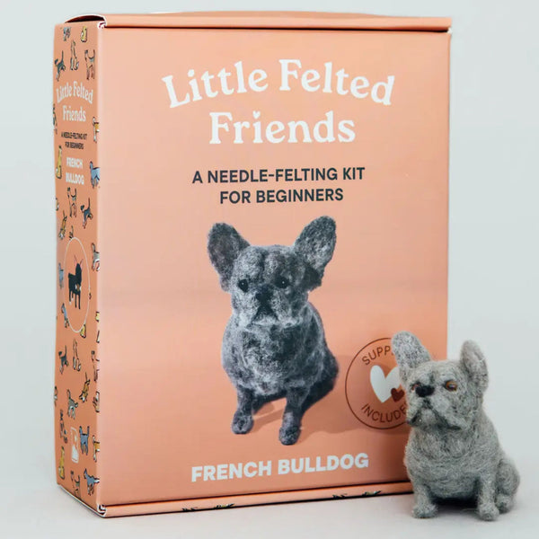 French Bulldog Needle-Felting Kit - DIGS