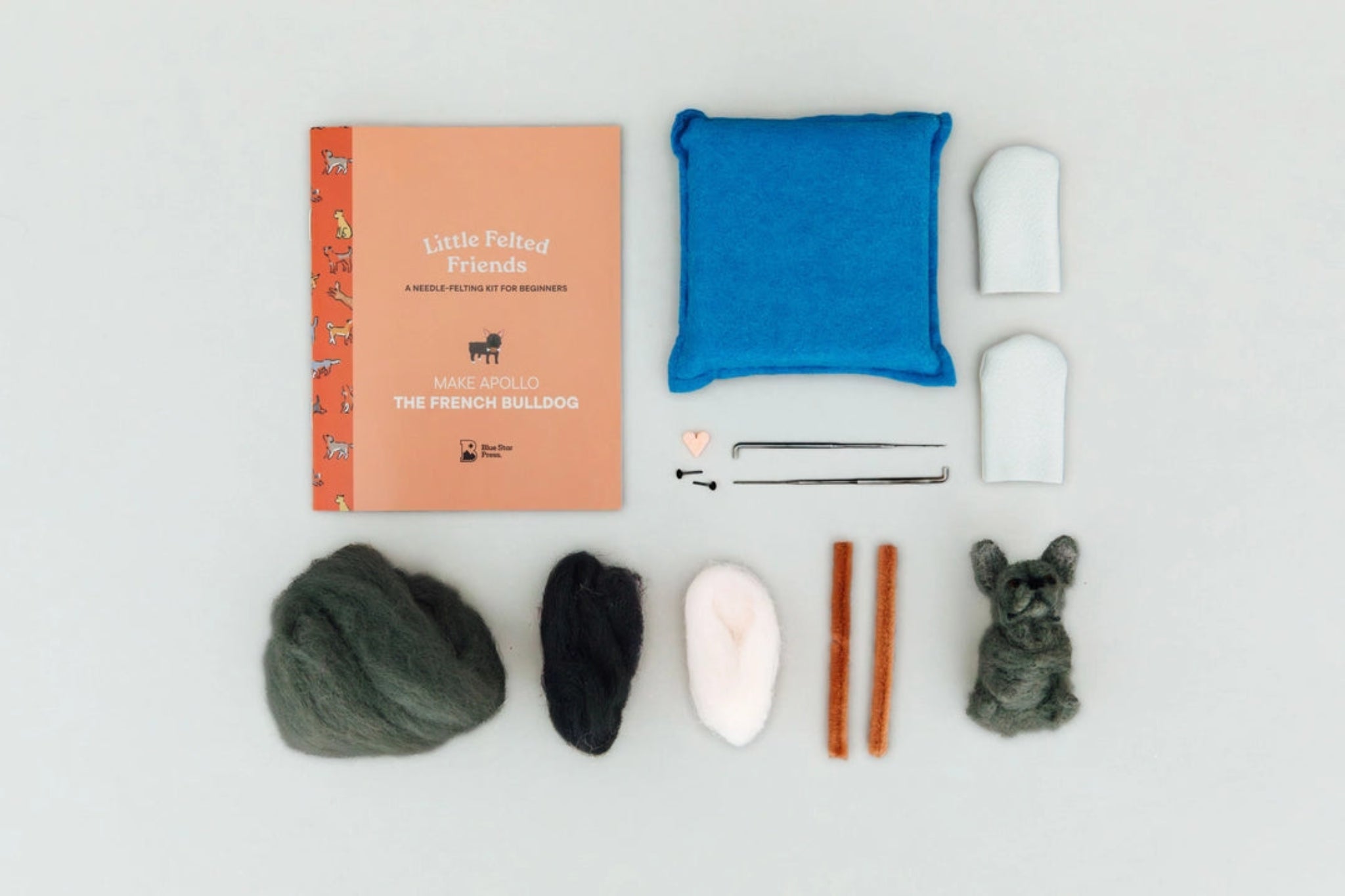French Bulldog Needle-Felting Kit - DIGS