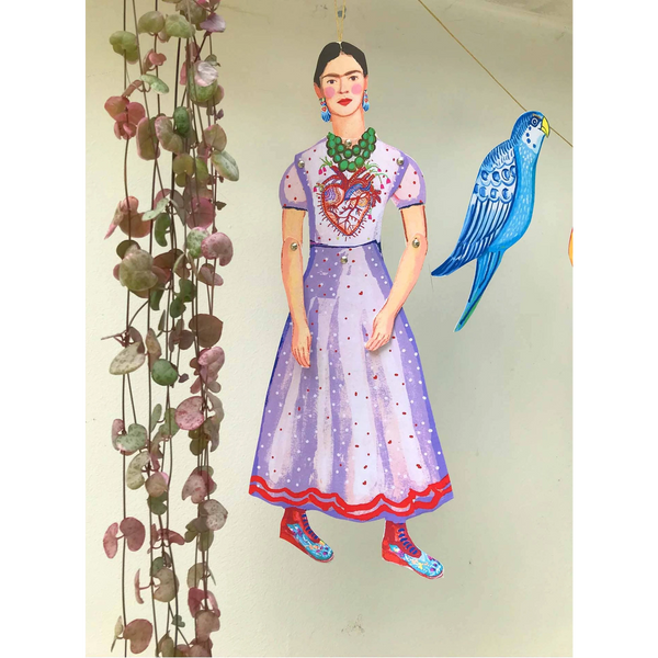 Frida Heart Cut and Make Puppet - DIGS
