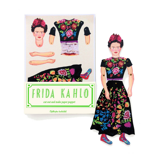 Frida Kahlo Cut and Make Puppet - DIGS