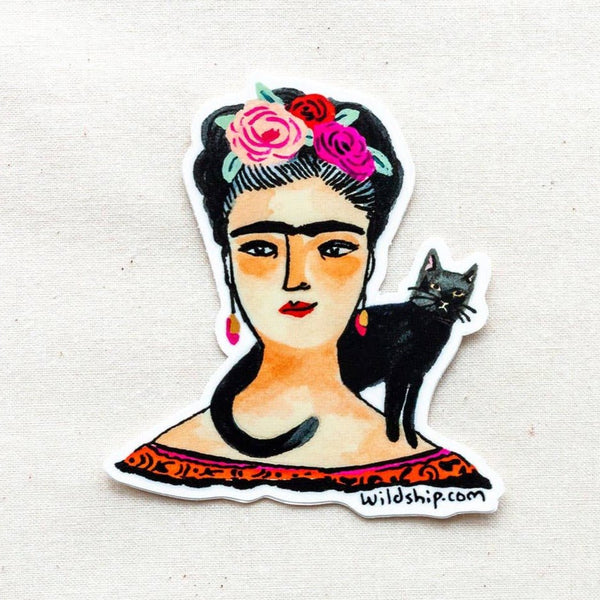 Frida Kahlo Vinyl Sticker - DIGS