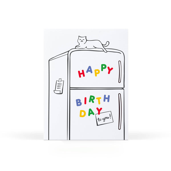 Fridge Birthday Card - DIGS