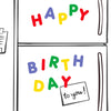 Fridge Birthday Card - DIGS