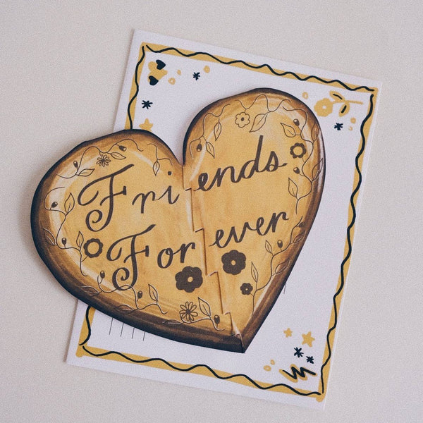 Friends Forever Heart Card - DIGS