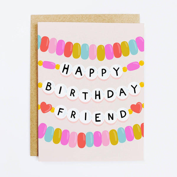 Friendship Bracelet Birthday Card - DIGS