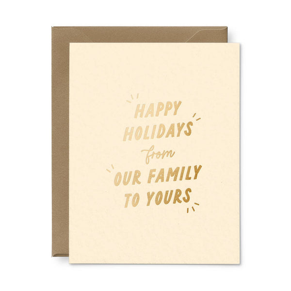 From Our Family To Yours Holiday Card - DIGS