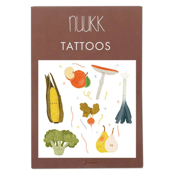 Fruit and Veggie Tattoo Sheet - DIGS
