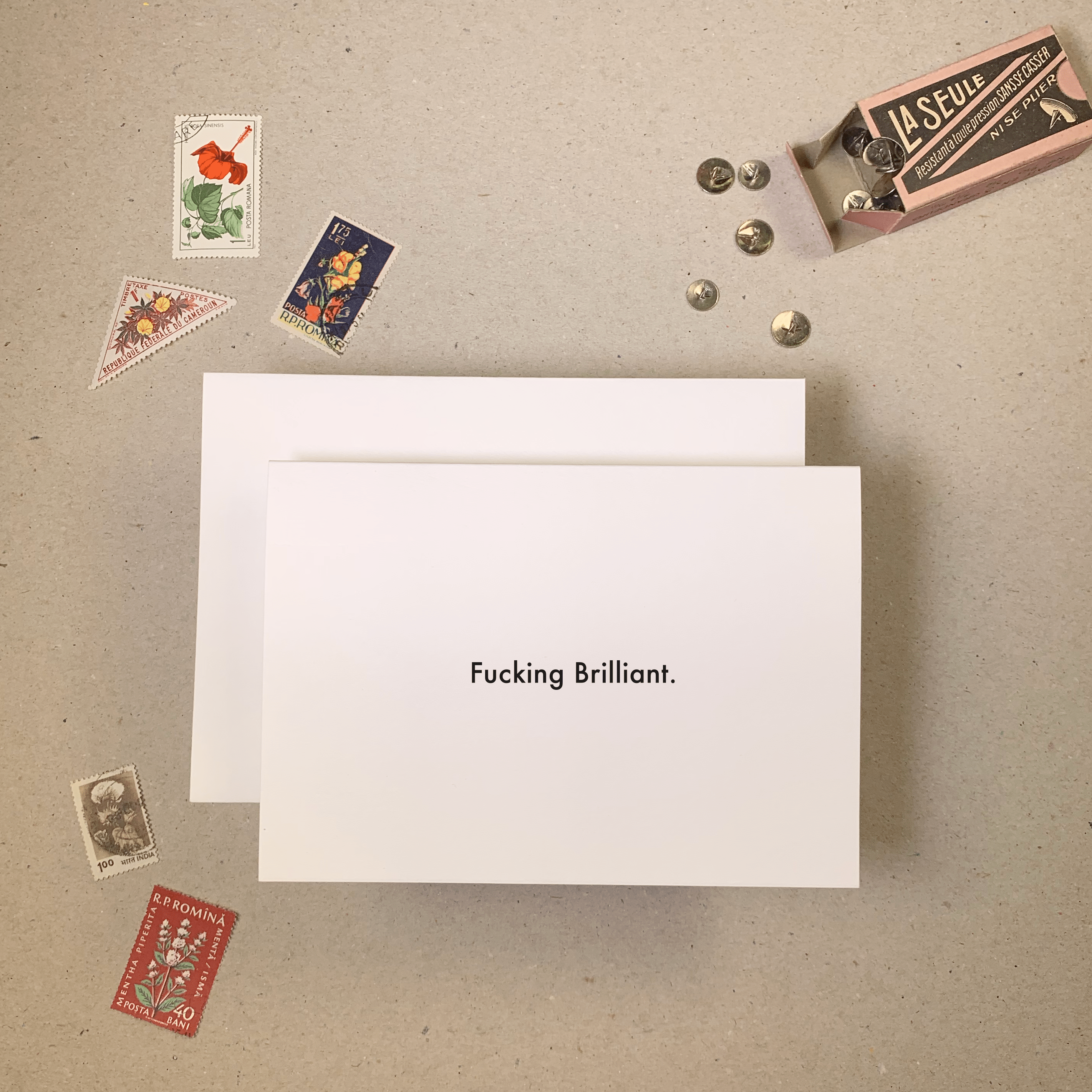 Fucking Brilliant Card - DIGS