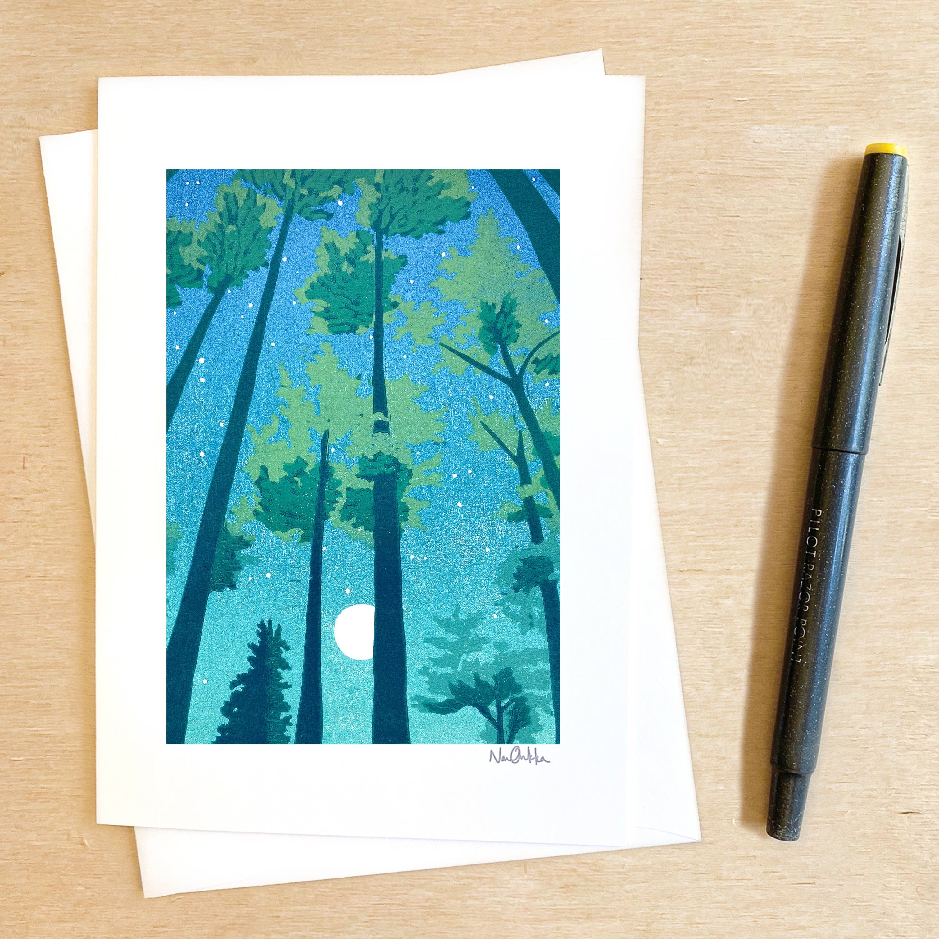 Full Moon Forest Card - DIGS