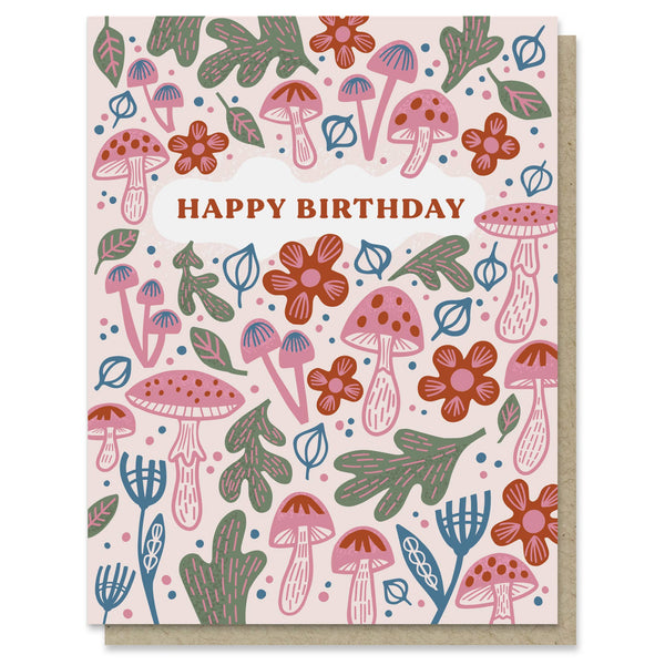 Fungi Forest Birthday Card - DIGS