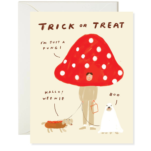Fungi Halloweenie Card - DIGS