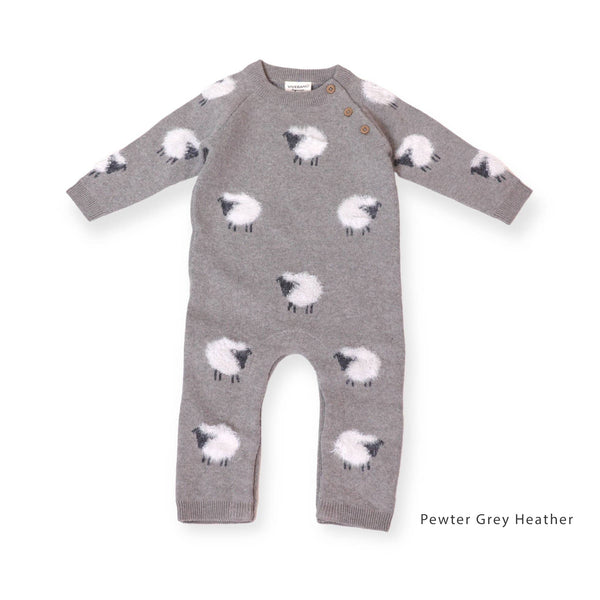 Furry Sheep Sweater Knit Jumpsuit - DIGS