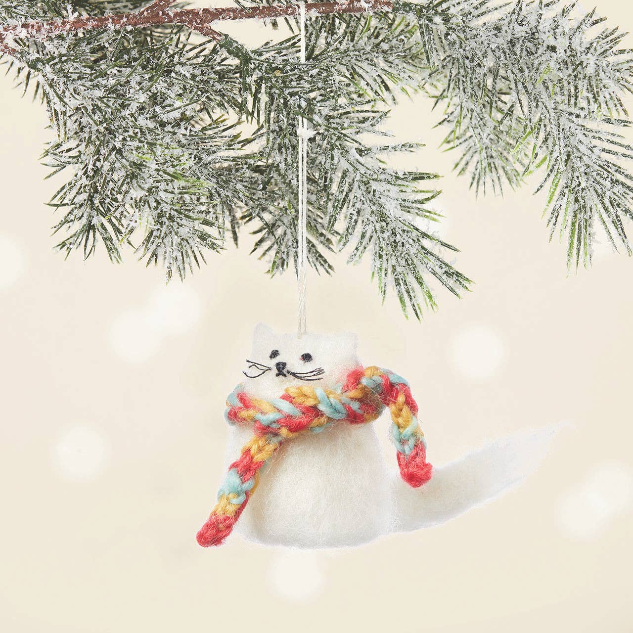 Fuzzy Kitten Ornament - DIGS