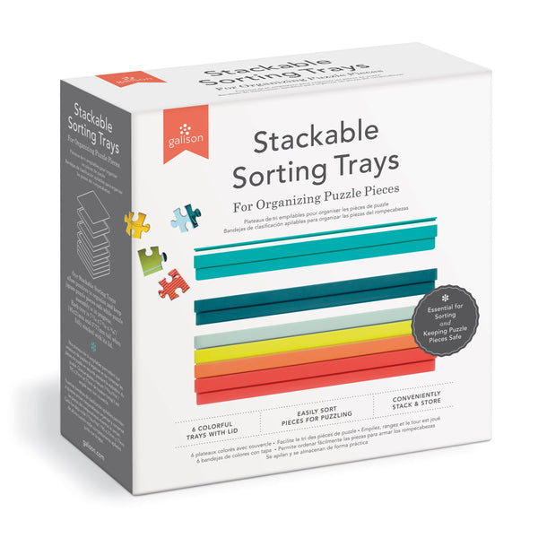 Galison Stackable Puzzle Sorting Trays - DIGS