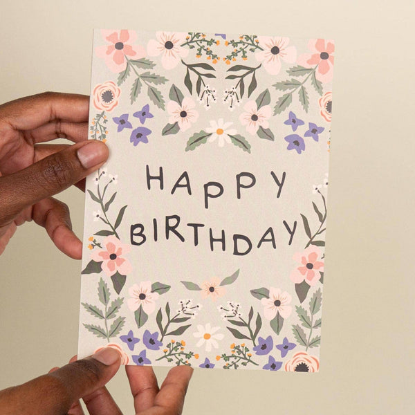 Garden Birthday Card - DIGS