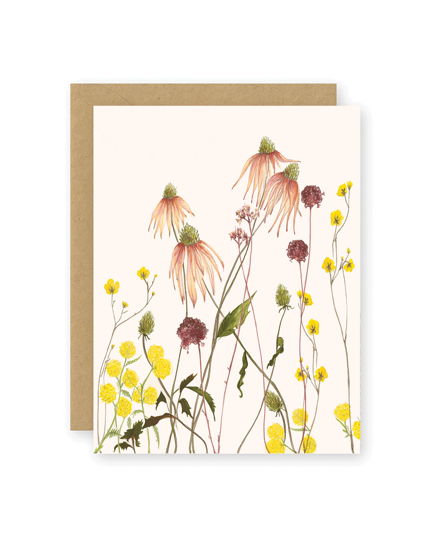 Garden Flowers Notecard - DIGS