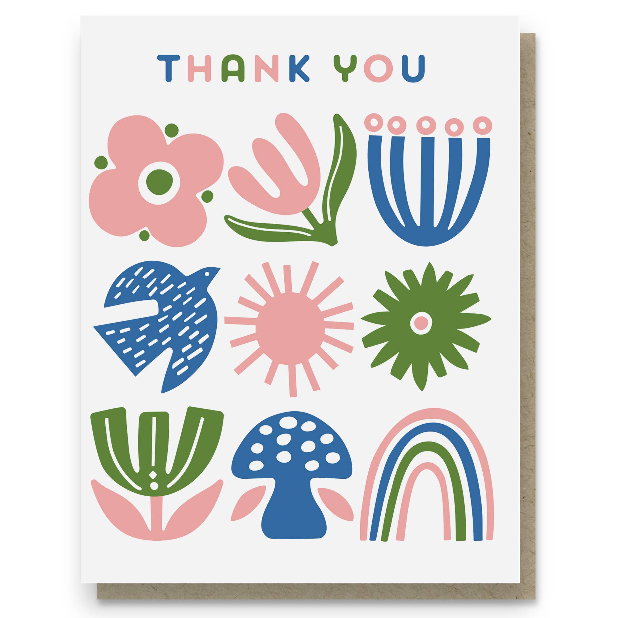 Garden Friends Thank You Card - DIGS