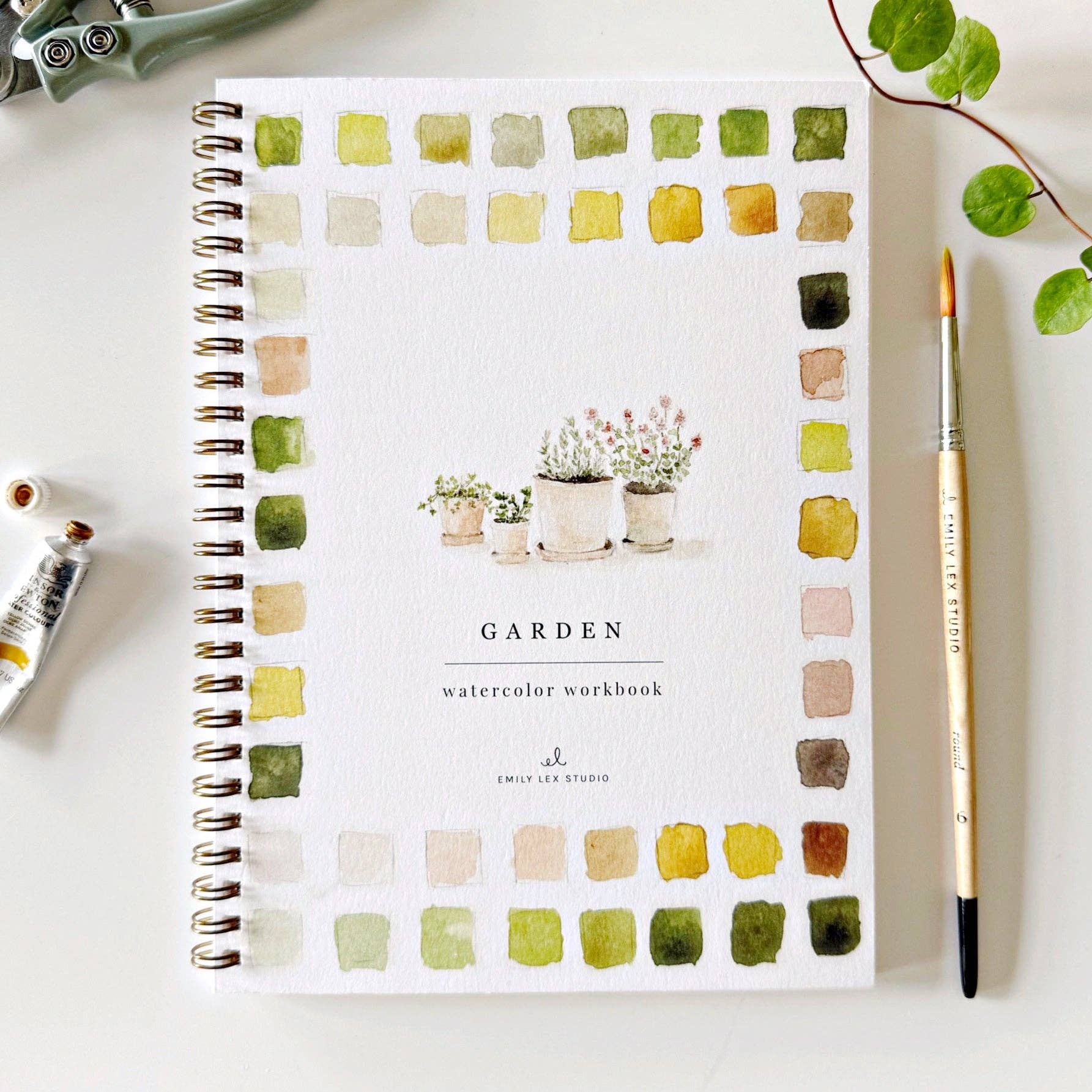 Garden Watercolor Workbook - DIGS