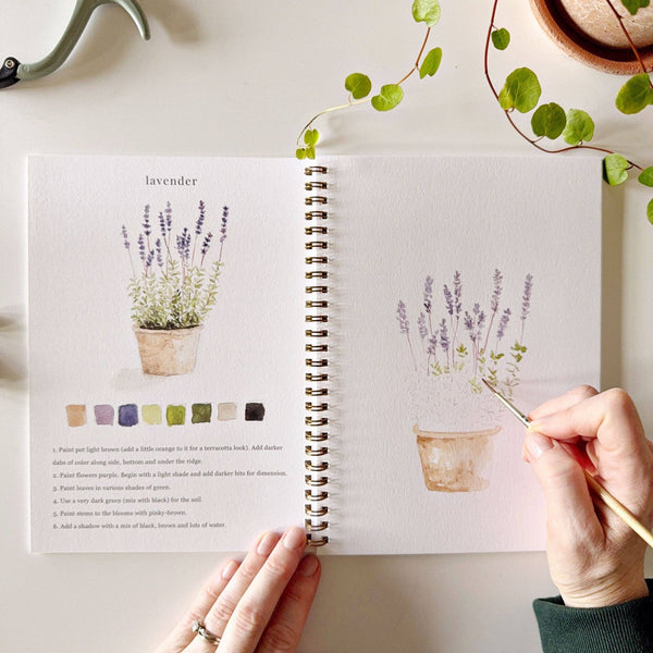 Garden Watercolor Workbook - DIGS