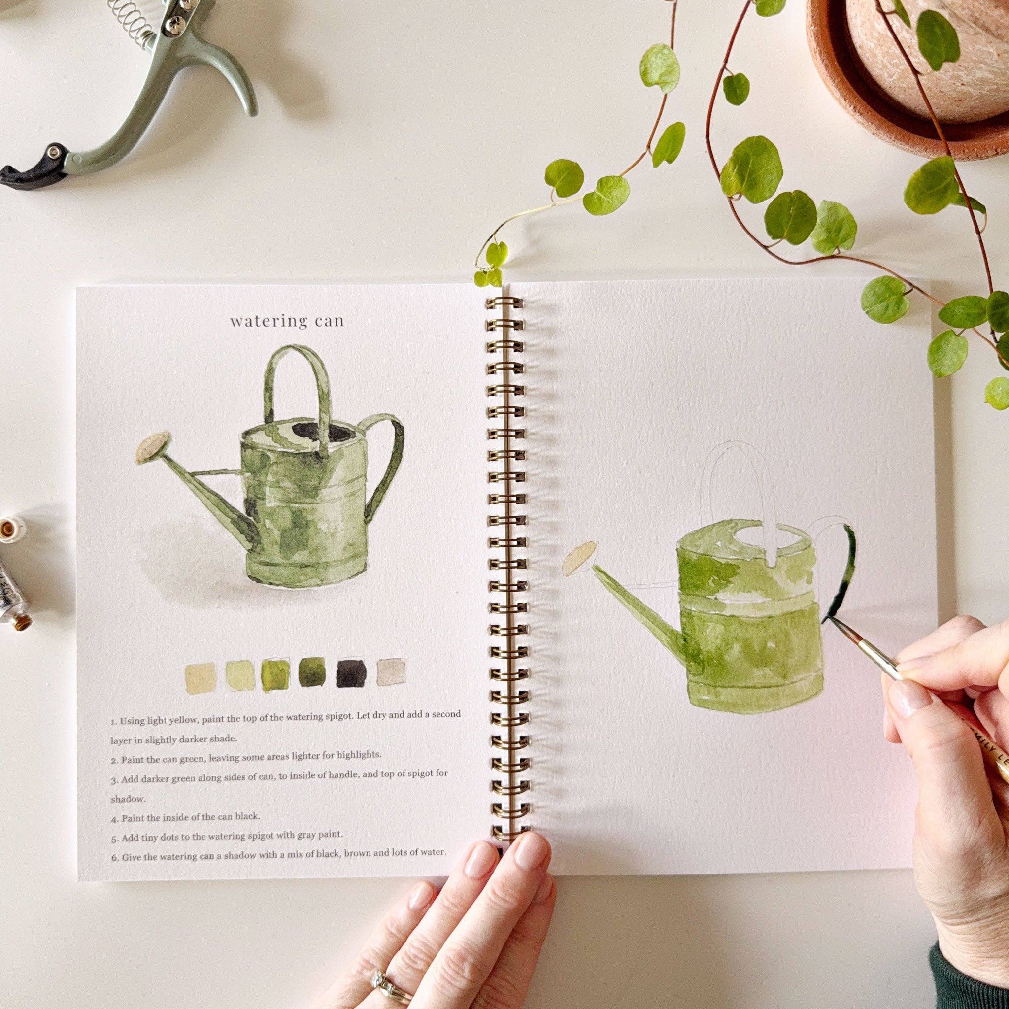 Garden Watercolor Workbook - DIGS