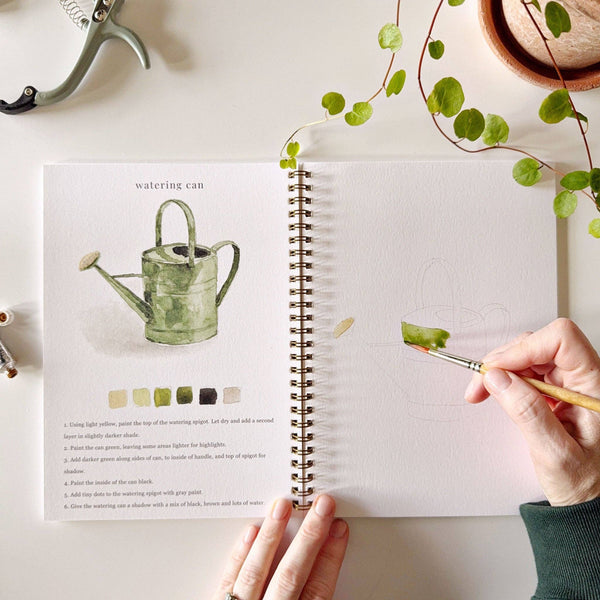 Garden Watercolor Workbook - DIGS